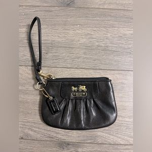Coach leather wristlet